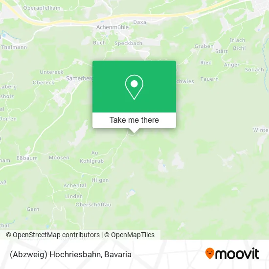 (Abzweig) Hochriesbahn map