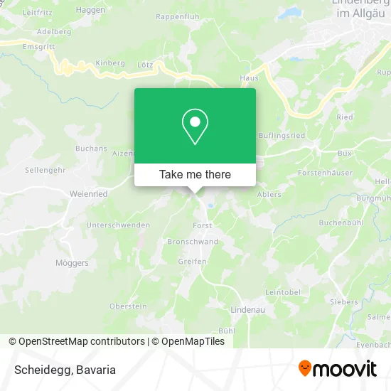 Карта Scheidegg