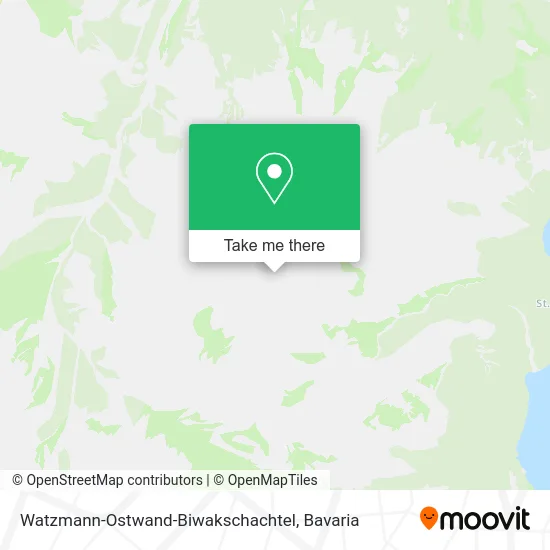 Карта Watzmann-Ostwand-Biwakschachtel