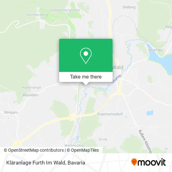 Карта Kläranlage Furth Im Wald