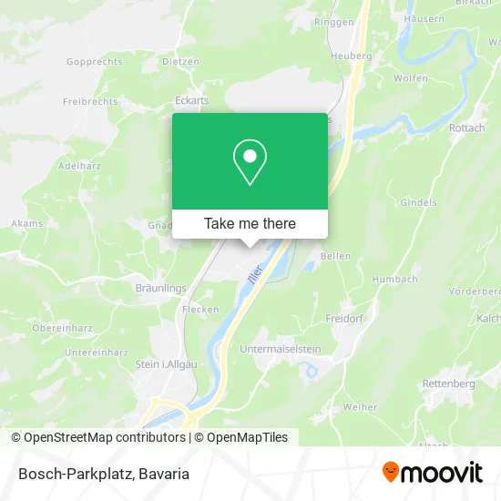Карта Bosch-Parkplatz
