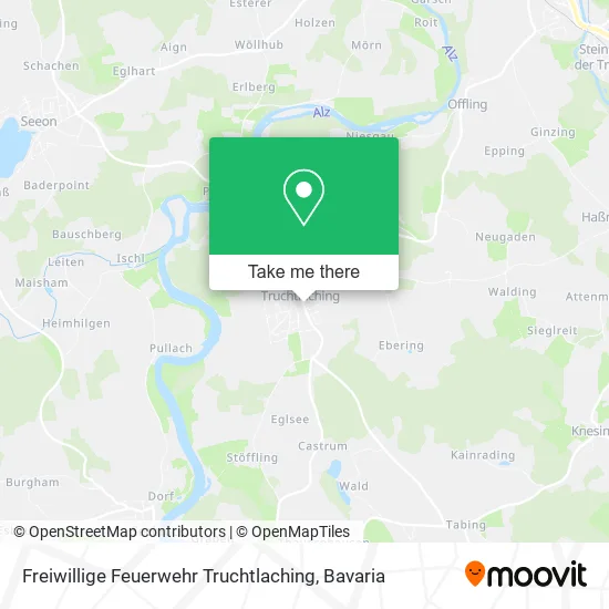 Карта Freiwillige Feuerwehr Truchtlaching