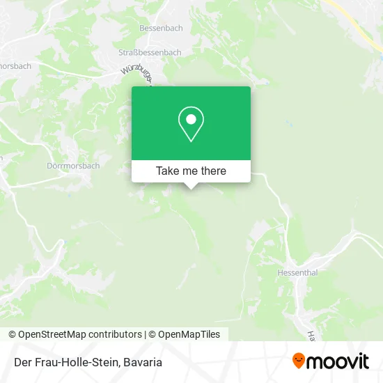 Карта Der Frau-Holle-Stein