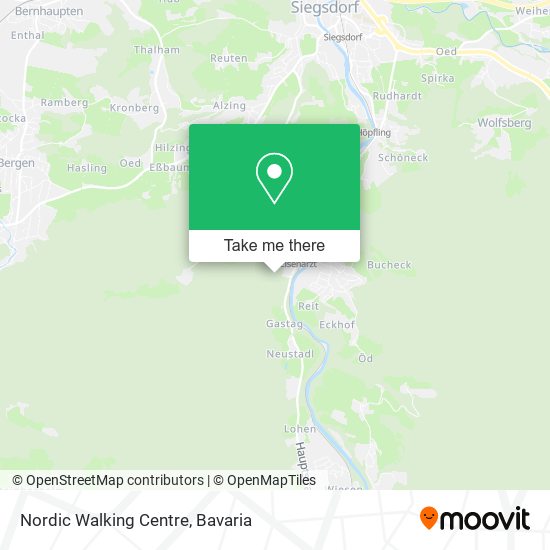 Nordic Walking Centre map