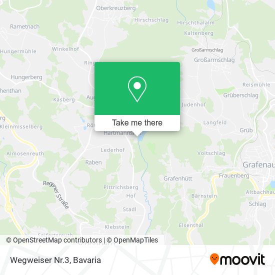 Карта Wegweiser Nr.3