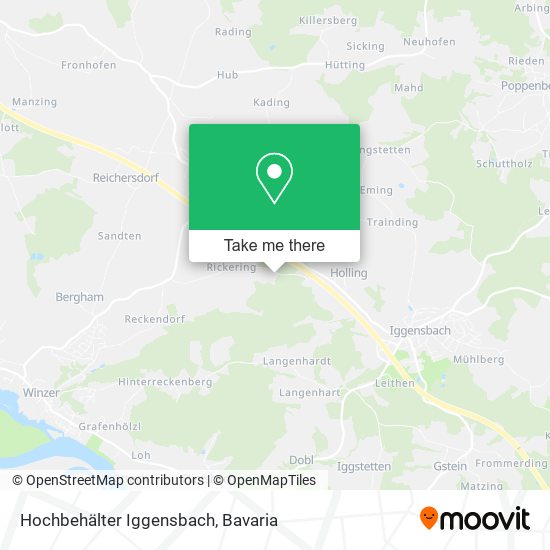 Hochbehälter Iggensbach map