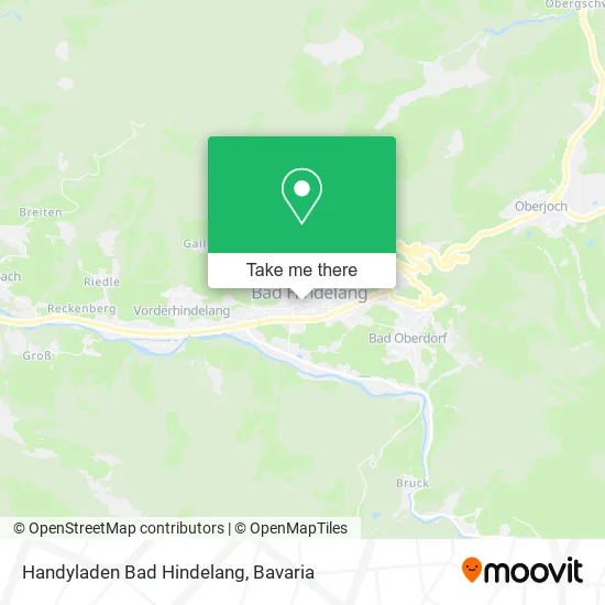 Карта Handyladen Bad Hindelang