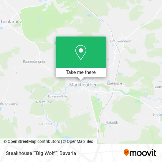 Карта Steakhouse ""Big Wolf""