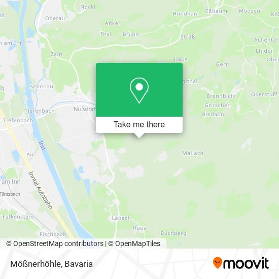 Карта Mößnerhöhle