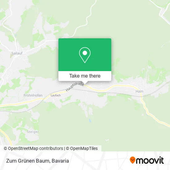Карта Zum Grünen Baum