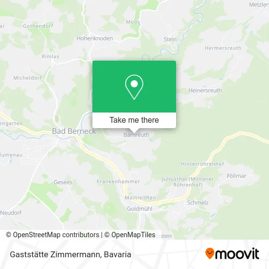 Карта Gaststätte Zimmermann