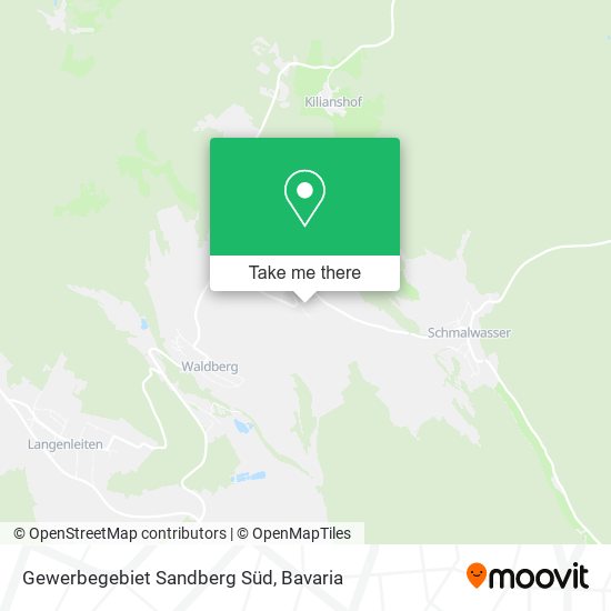 Gewerbegebiet Sandberg Süd map