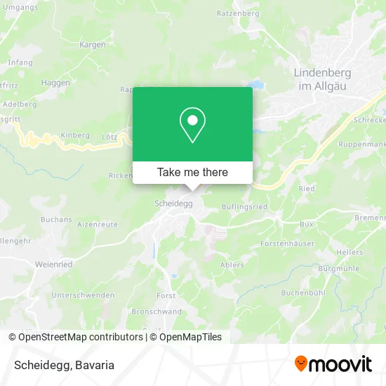 Карта Scheidegg