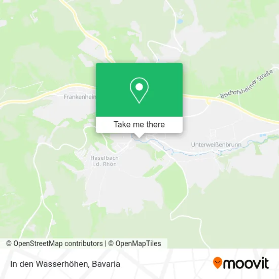 In den Wasserhöhen map