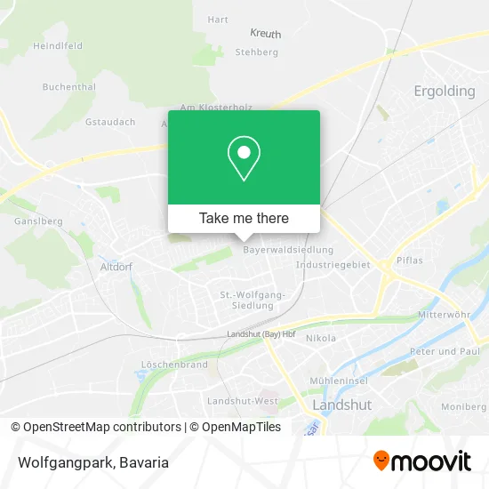 Карта Wolfgangpark