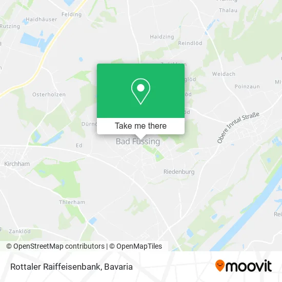 Карта Rottaler Raiffeisenbank