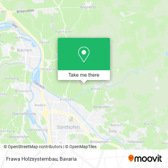 Карта Frawa Holzsystembau