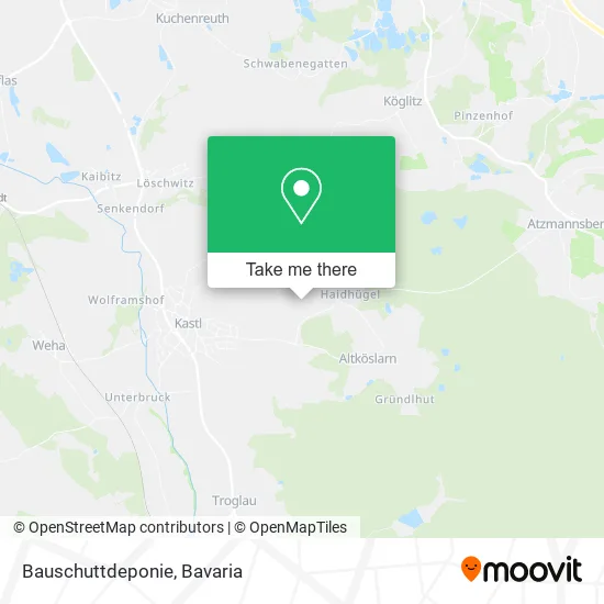 Карта Bauschuttdeponie