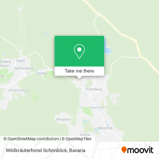 Карта Wildkräuterhotel Schönblick