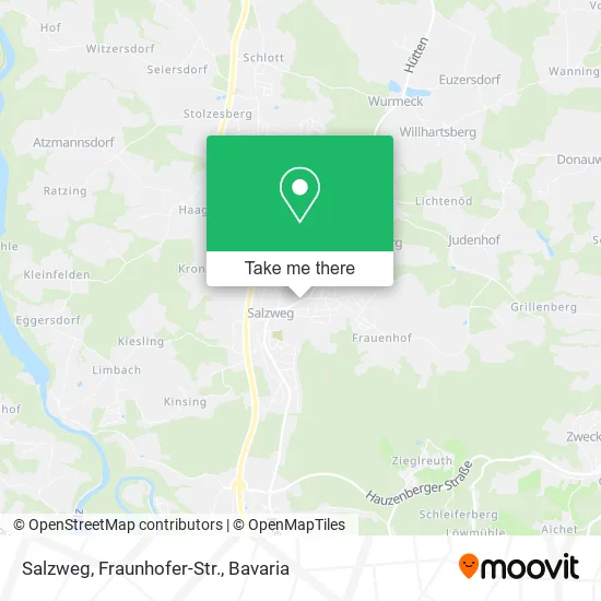 Карта Salzweg, Fraunhofer-Str.