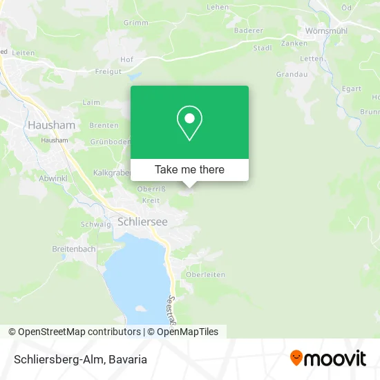 Карта Schliersberg-Alm