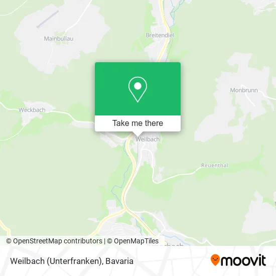 Карта Weilbach (Unterfranken)