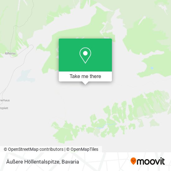 Äußere Höllentalspitze map