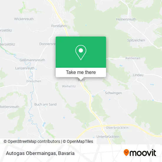 Карта Autogas Obermaingas