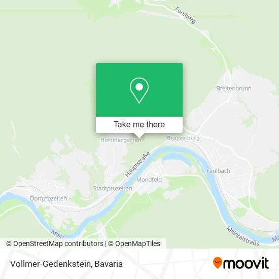 Карта Vollmer-Gedenkstein