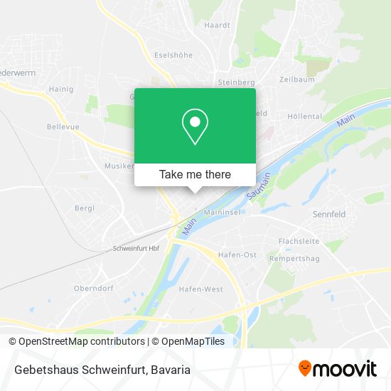 Карта Gebetshaus Schweinfurt