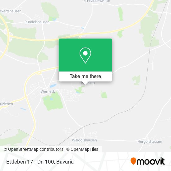 Ettleben 17 - Dn 100 map