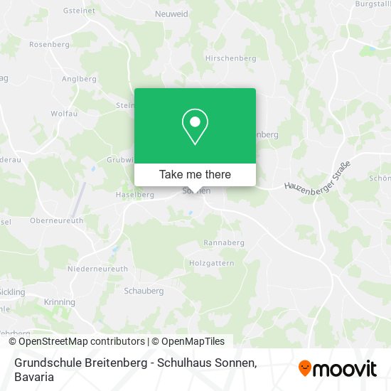 Grundschule Breitenberg - Schulhaus Sonnen map