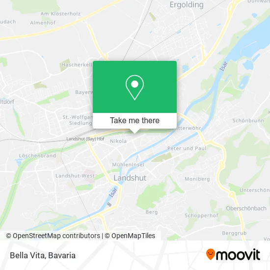 Карта Bella Vita