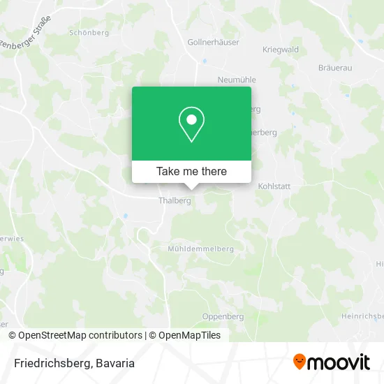 Карта Friedrichsberg