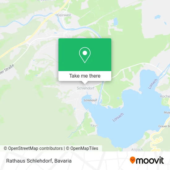 Rathaus Schlehdorf map