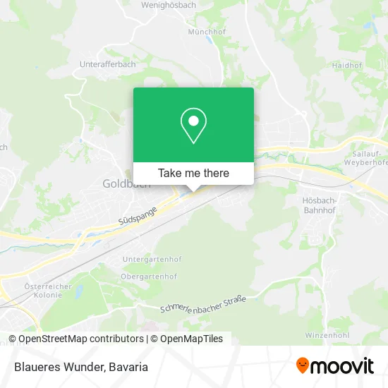 Карта Blaueres Wunder