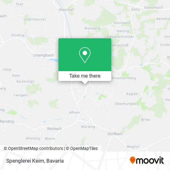 Карта Spenglerei Keim