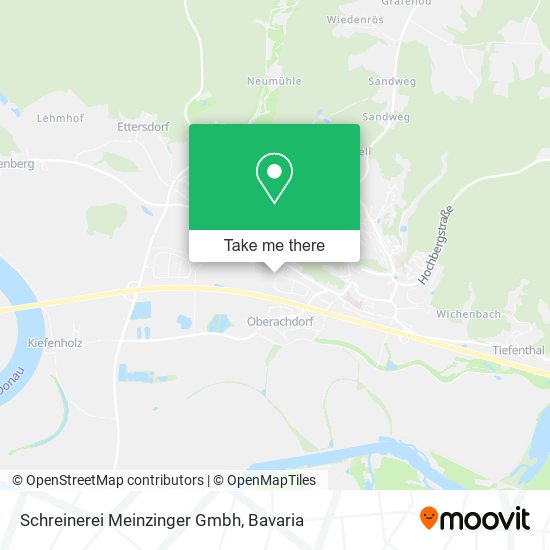 Schreinerei Meinzinger Gmbh map