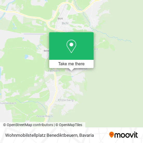Карта Wohnmobilstellplatz Benediktbeuern