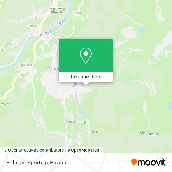 Карта Erdinger Sportalp