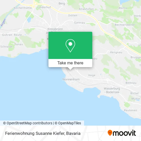 Карта Ferienwohnung Susanne Kiefer