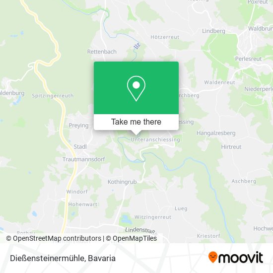 Dießensteinermühle map