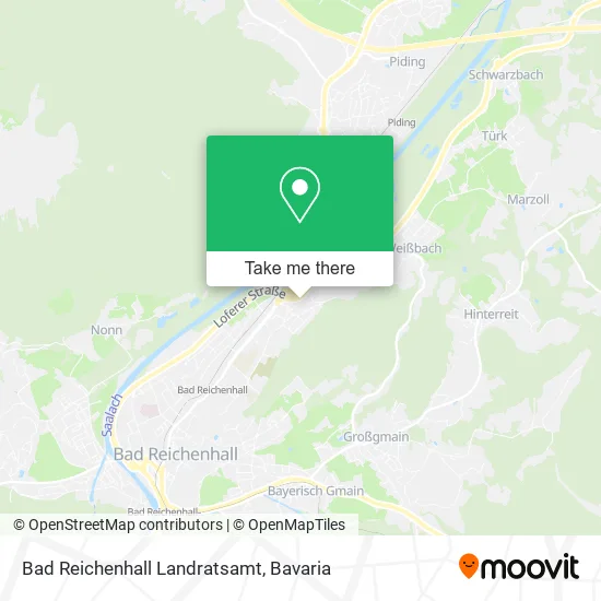 Карта Bad Reichenhall Landratsamt