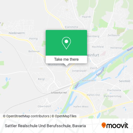 Sattler Realschule Und Berufsschule map