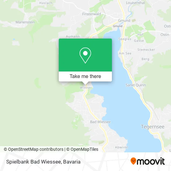 Карта Spielbank Bad Wiessee
