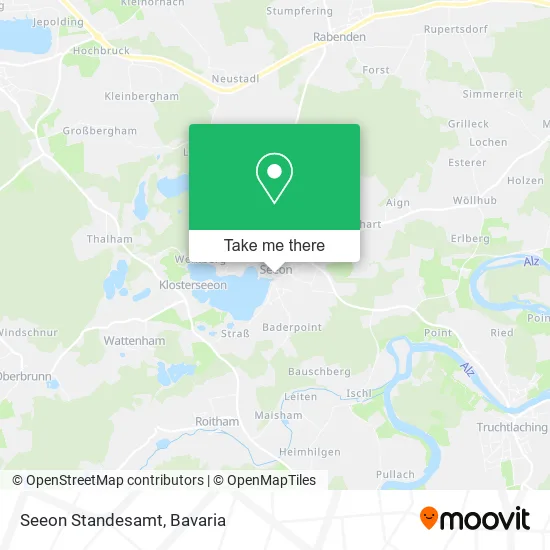 Карта Seeon Standesamt