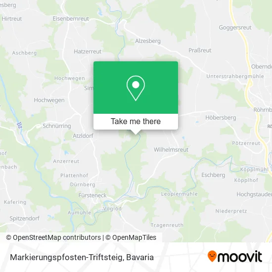 Карта Markierungspfosten-Triftsteig