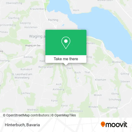 Карта Hinterbuch