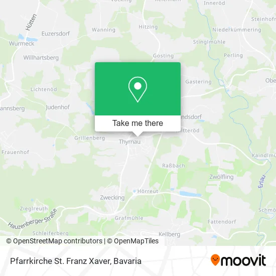 Карта Pfarrkirche St. Franz Xaver
