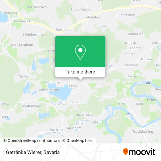 Карта Getränke Wierer